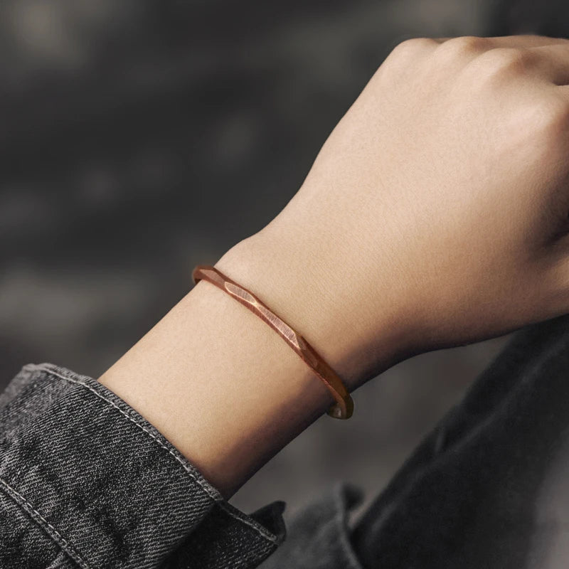 Handmade Punk Pure Copper Bracelet