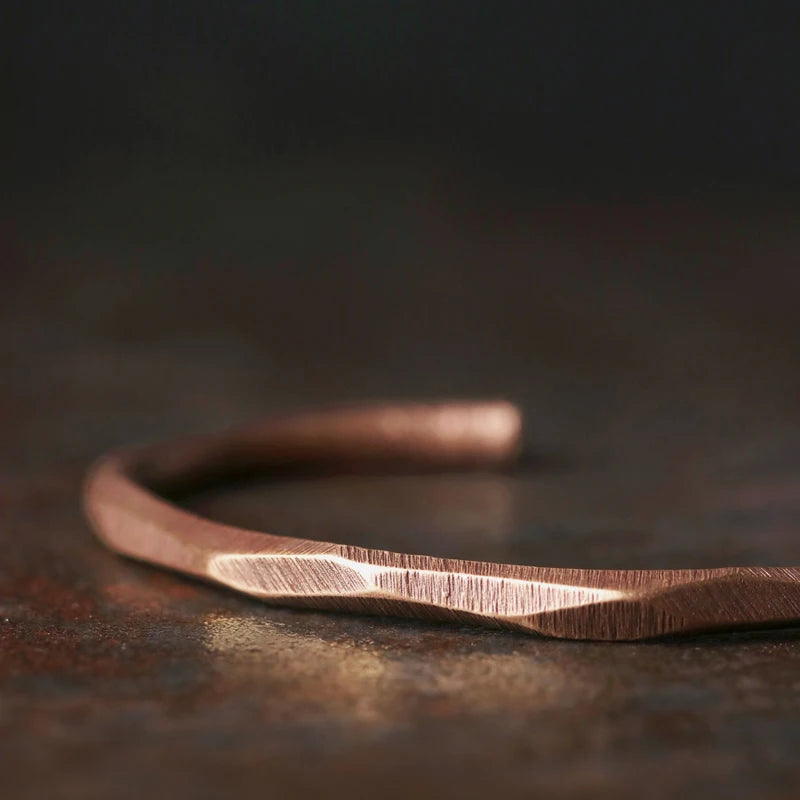 Handmade Punk Pure Copper Bracelet