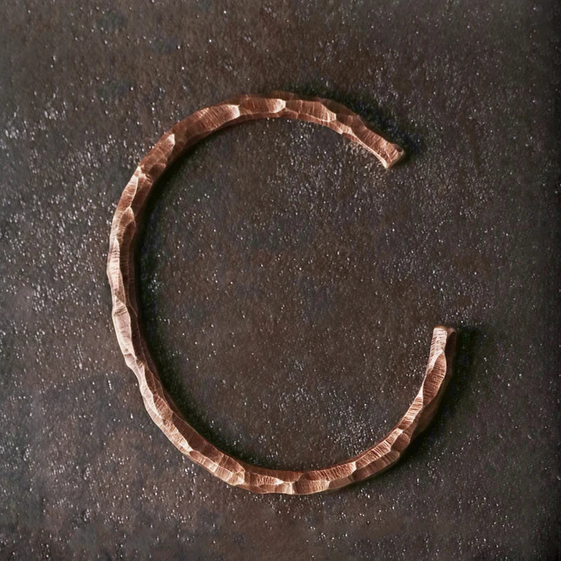 Hammered Vintage Pure Copper Bracelet