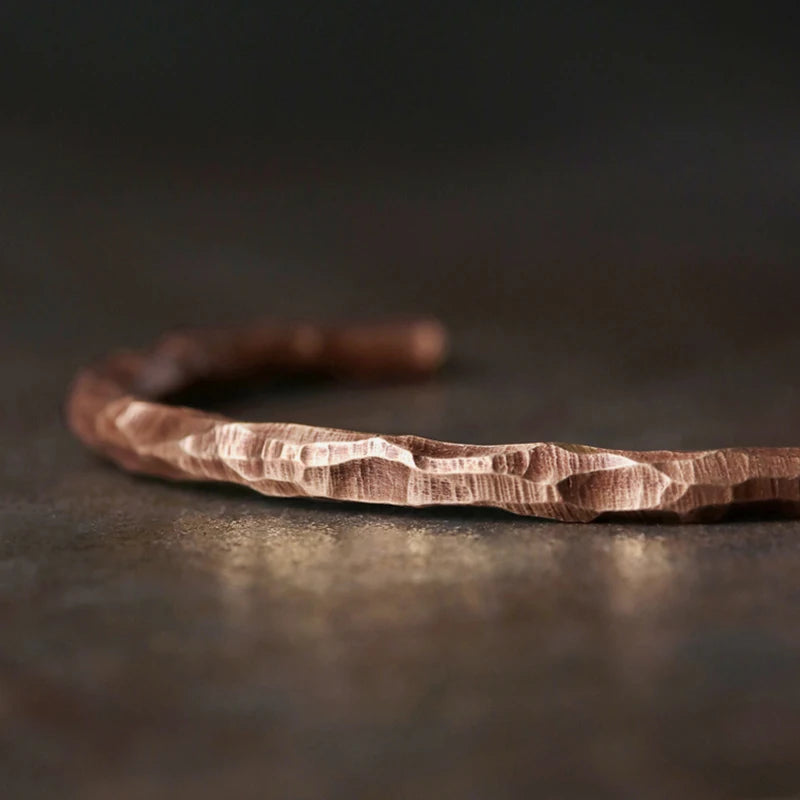 Hammered Vintage Pure Copper Bracelet